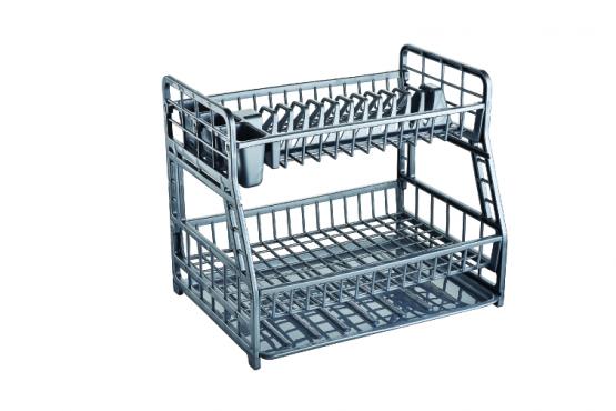 SUSZARKA DO NACZYŃ 2 POZIOMOWA Z PODSTAWKĄ