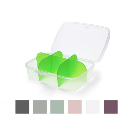 POJEMNIK PROSTOKĄTNY NA HERBATĘ DZIELONY 2L