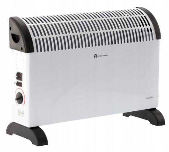 GRZEJNIK KONWEKTOROWY Z WENTYLATOREM TURBO 2000W 58 x 13,5 x 39 CM