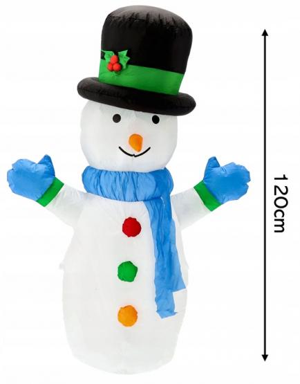 DMUCHANY BAŁWAN LED WYS. 120CM 