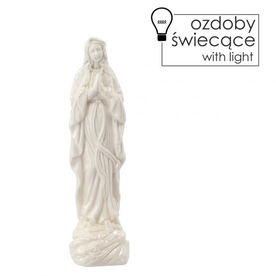FIGURKA ŚW. MARYJA LED WYS. 28,8CM