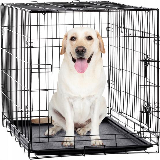 KLATKA KENNELOWA DLA PSA XL 121 X 74 X 80,5 CM 