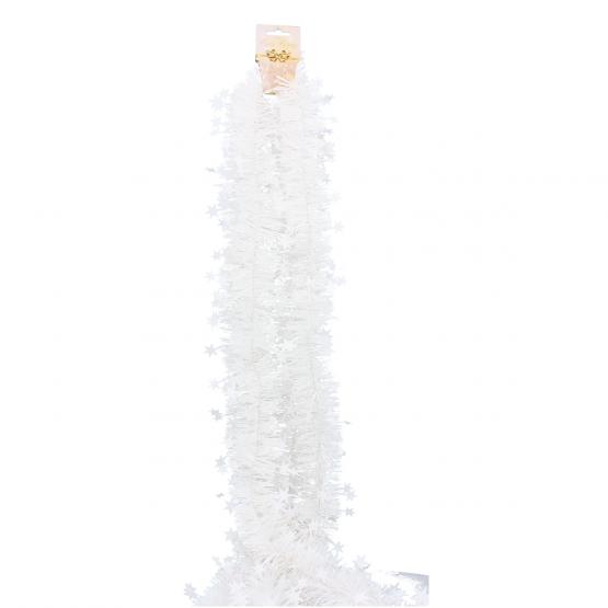 ŁAŃCUCH NA CHOINKĘ 6M BIAŁY