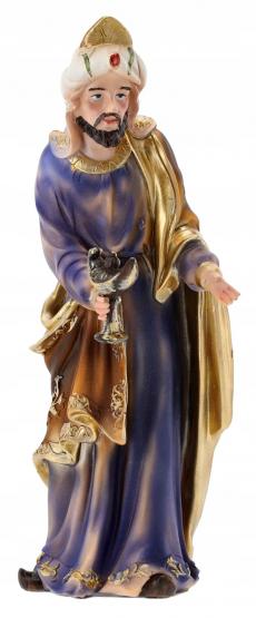 ZESTAW FIGUR BOŻONARODZENIOWYCH - POLYRESIN - 11 ELEMENTÓW