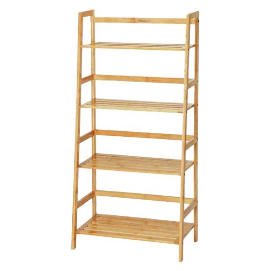 REGAŁ BAMBUSOWY 4-POZIOMOWY 57x30x120 CM