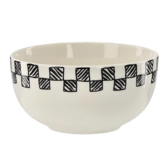 MISKA CERAMICZNA 550 ML BLACK-WHITE