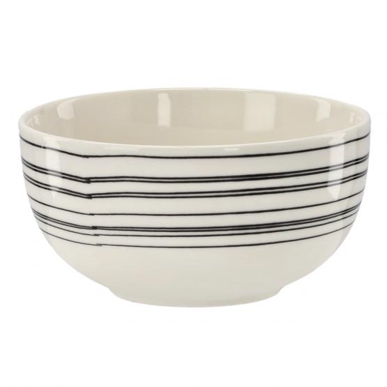 MISKA CERAMICZNA 550 ML BLACK-WHITE