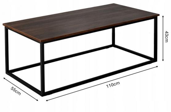 STOLIK KAWOWY 110 x 55 x 43 CM 