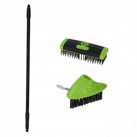 SZCZOTKA TELESKOPOWA DO CHWASTÓW / KOSTKI BRUKOWEJ 3W1