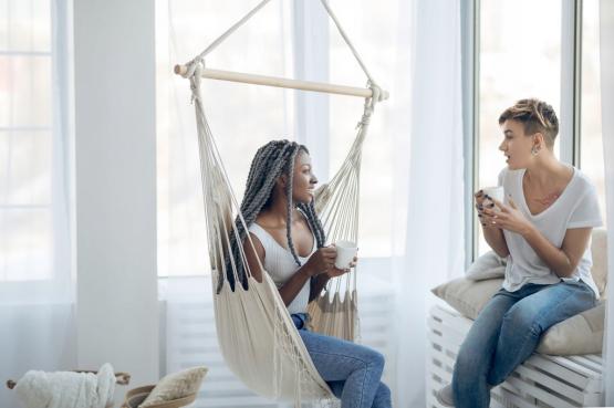 HAMAK - HUŚTAWKA - KRZESŁO BRAZYLIJSKIE WISZĄCE BOHO 130x100 CM