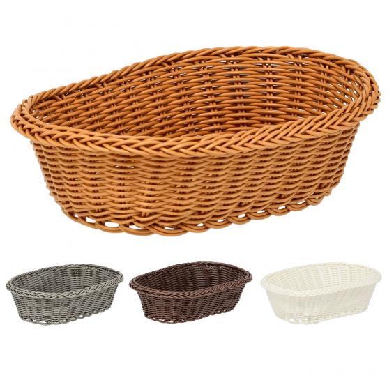 KOSZYK OWALNY 27 x 20 x 8 cm MIX KOLORÓW