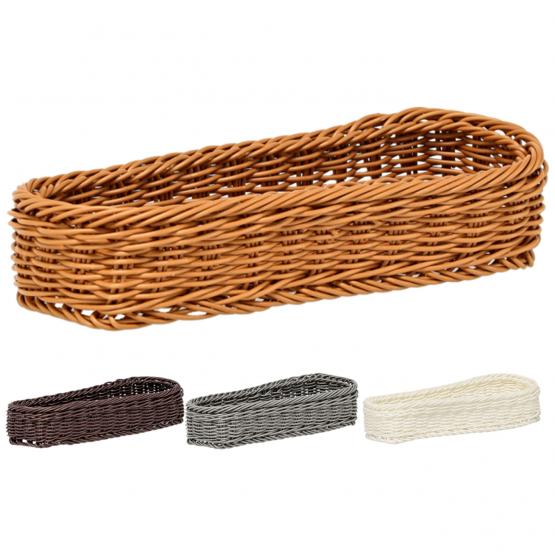 KOSZYK PROSTOKĄTNY 28 x 11 x 5,5 cm MIX KOLORÓW