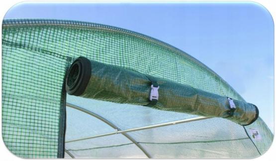 FOLIA ZBROJONA DO TUNELU POŁÓWKA 6 x 1.5 M ZIELONA 