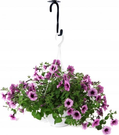 WIESZAK NA DONICZKĘ 21.08 CM CZARNY 