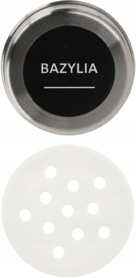 PRZYPRAWNIK OKRĄGŁY 17,3 x 25,8 CM 16 SŁOICZKÓW SREBRNY