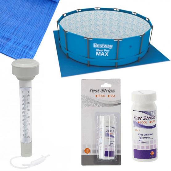 Zestaw: podłoga 4x4 + dozownik + termometr