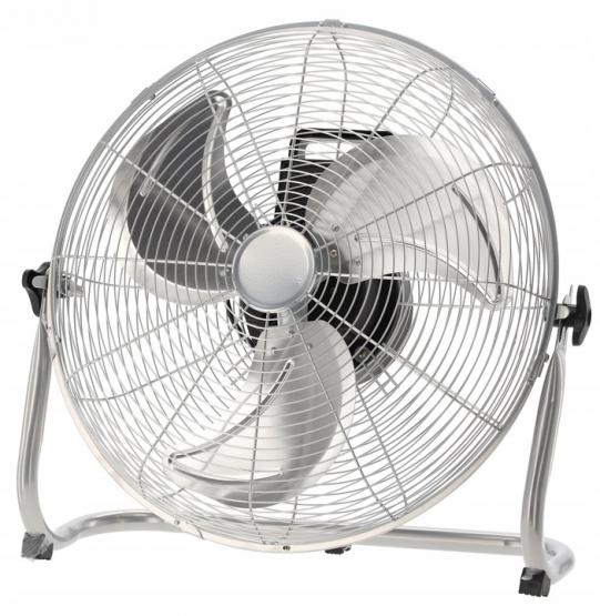 WENTYLATOR PODŁOGOWY SREBRNY 70W 