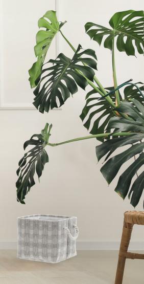 ZESTAW 3 ORGANIZERÓW KWADRATOWYCH GEOMETRYCZNYCH WZÓR SALON ŁAZIENKA GARDEROBA