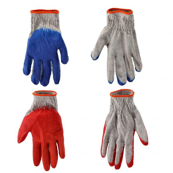 KPL. 10 PAR RĘKAWIC OCHRONNYCH WAMPIRKI DZIANE CZERWONE/NIEBIESKIE POKRYTE LATEKSEM