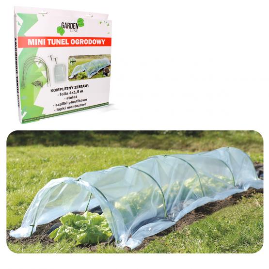 MINI SZKLARNIA OGRODOWA WYM. FOLII 1,5 x 4 M SKŁADANA