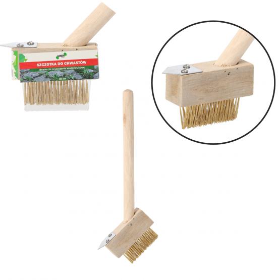 SZCZOTKA DO CHWASTÓW/ KOSTKI BRUKOWEJ 28 CM