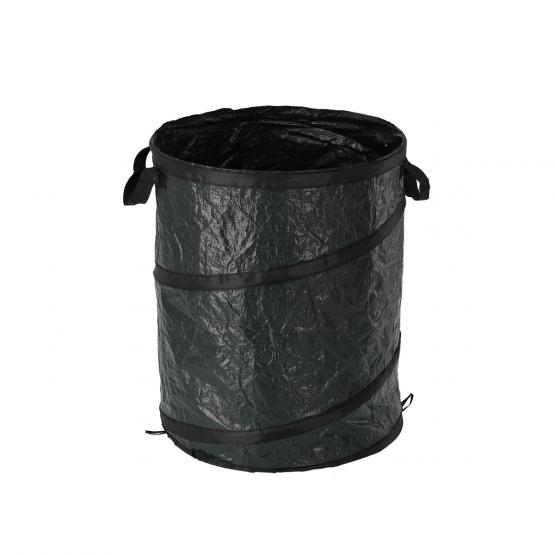 SKŁADANY KOSZ OGRODOWY 100 L ZIELONY Z UCHWYTAMI