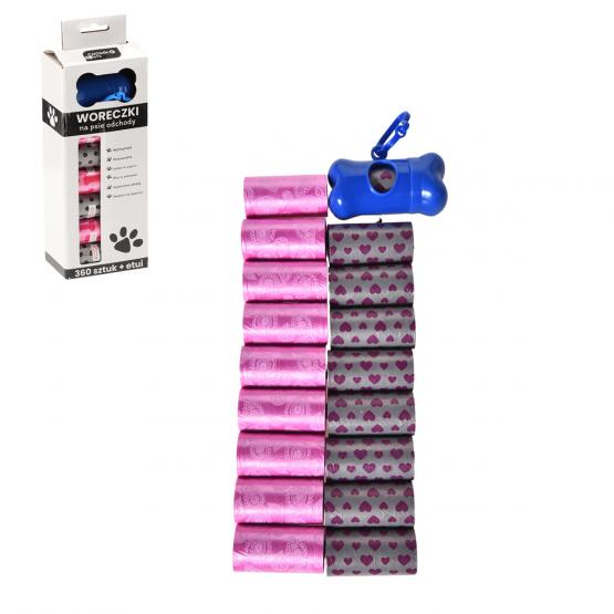 PET9684 WORECZKI NA PSIE ODCHODY + ETUI 360 SZT