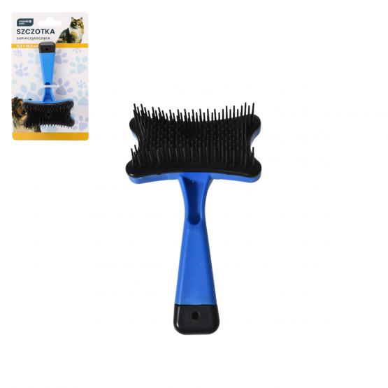 SAMOCZYSZCZĄCA SZCZOTKA DLA ZWIERZĄT 13 X 7.5 CM NIEBIESKA