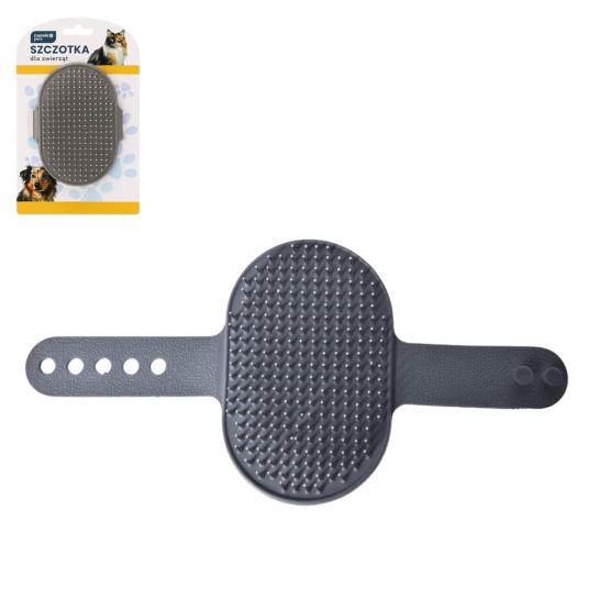 SZCZOTKA DLA ZWIERZĄT GUMOWA 8 X 12 CM