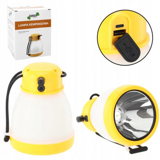 LAMPA KEMPINGOWA AKUMULATOROWA LED