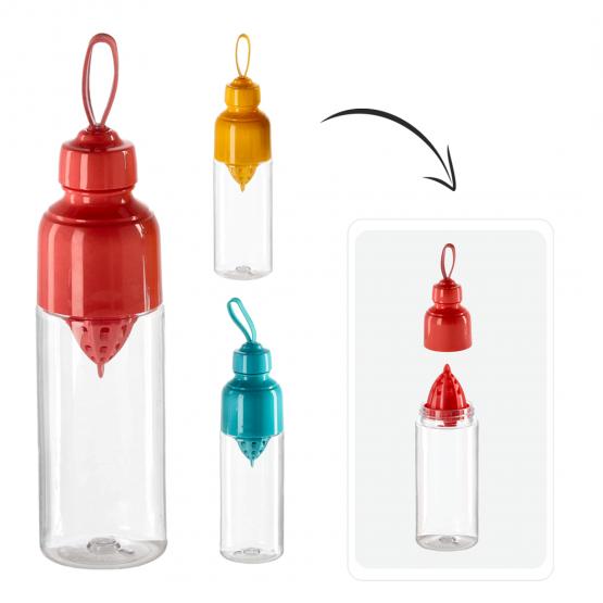 BUTELKA PLASTIKOWA 600 ML Z WYCISKACZEM