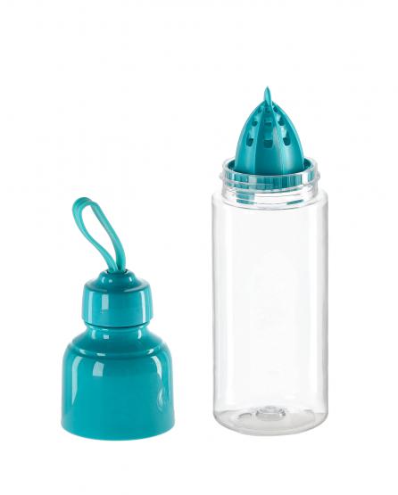 BUTELKA PLASTIKOWA 600 ML Z WYCISKACZEM