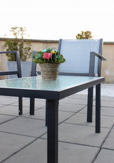 Zestaw Mebli Ogrodowych Garden Line - (Ławka, 2 Krzesła, Stolik) 