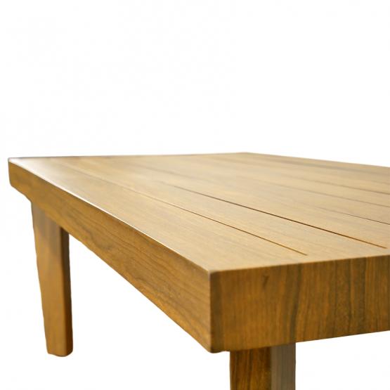 Zestaw Mebli Aluminiowych Tirana Garden Line Beżowy z Beżowymi Poduszkami - (Sofa + 2 Fotele + Stolik) 