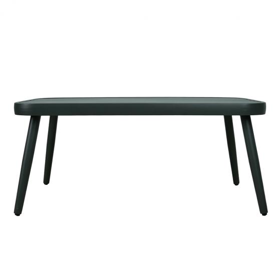 Zestaw Mebli Aluminiowych Garden Line (Sofa + 2 Fotele + Stolik) - Szary z Szarymi Poduszkami