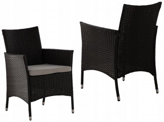 Zestaw Mebli Ogrodowych (8 Foteli + Stół) Kolor Brązowy Garden Line 