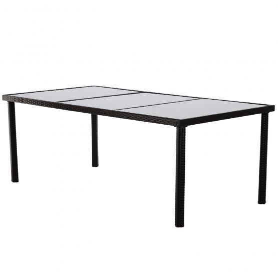 Zestaw Mebli Ogrodowych (8 Foteli + Stół) Kolor Brązowy Garden Line 