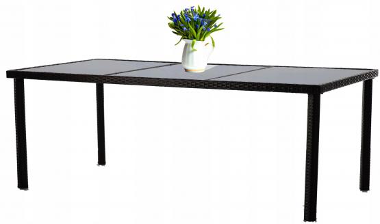 Zestaw Mebli Ogrodowych (8 Foteli + Stół) Kolor Brązowy Garden Line 