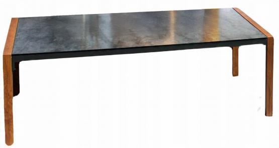 Zestaw Mebli Aluminiowych Astana Garden Line Szary z Szarymi Poduszkami (Sofa + 2 Fotele + Stolik)