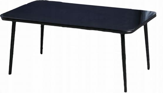 Zestaw Mebli Ogrodowych z Plecionej Liny Garden Line Antracyt + Szare Poduszki (2 Fotele + Sofa + Stolik)