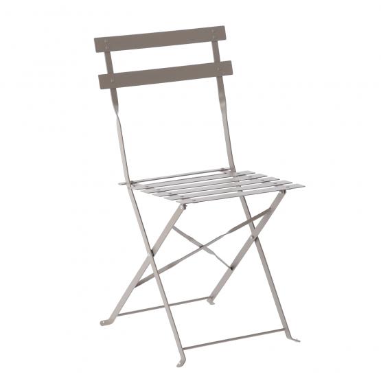 Zestaw Mebli Ogrodowych Garden Line Szary (Stół Kwadratowy + 2 Krzesła)