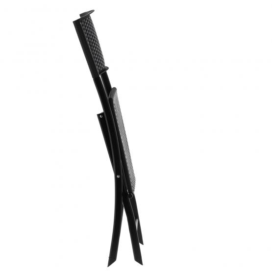 Zestaw Mebli Balkonowych Składanych Garden Line Antracyt (Stolik + 2 Krzesła)