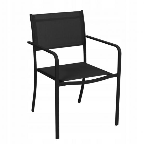 Krzesło Ogrodowe Garden Line Czarne