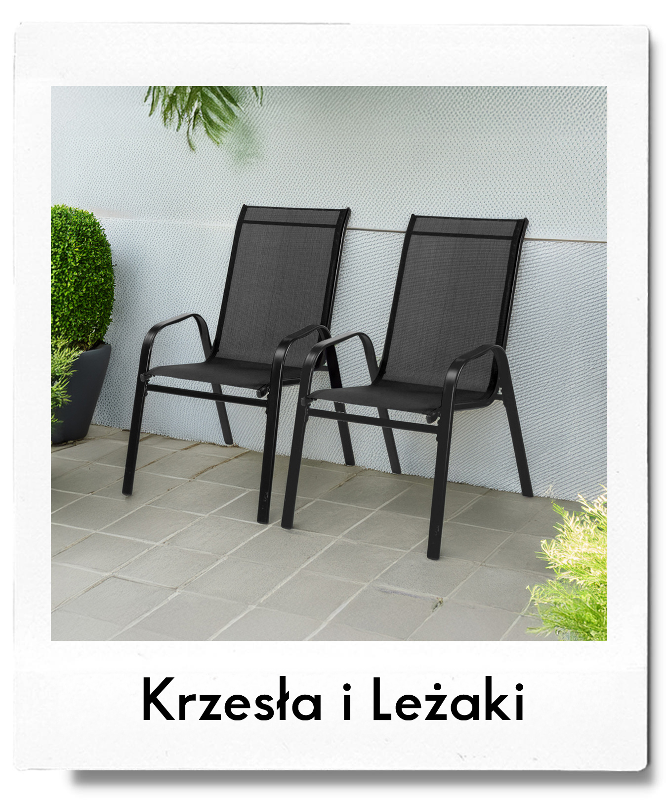 Krzesła ogrodowe i leżaki