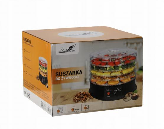 Suszarka Do Żywności 5-Poziomowa 250W FI 32 cm z mechanizmem