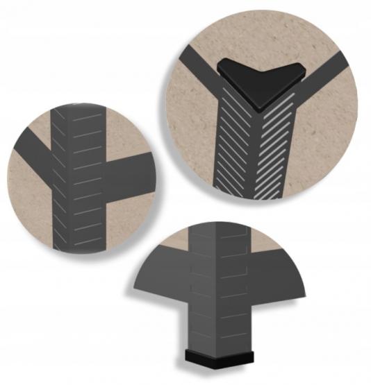 Regał 4-Poziomowy 150 x 70 x 30 cm Udźwig Półki: 150 Kg 