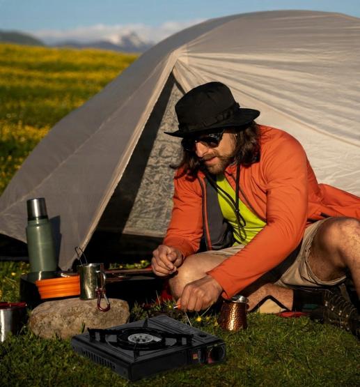 Kuchenka Gazowa Turystyczna 2w1 Na Kartusze/Butle 3,5 kW