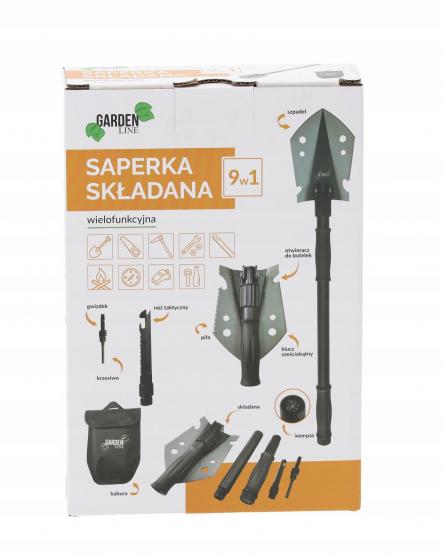 Saperka Składana Wielofunkcyjna 9w1 20,5/70 cm Garden Line