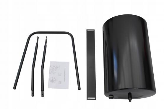 Walec Ogrodowy Czarny Garden Line