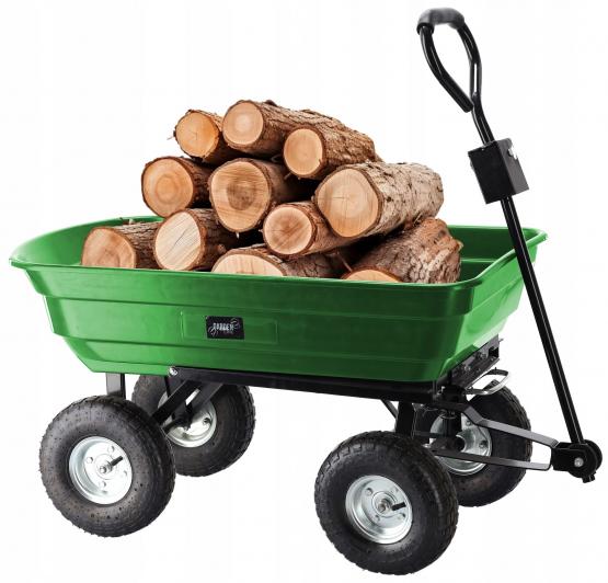Wózek Ogrodowy Dwufunkcyjny Zielony